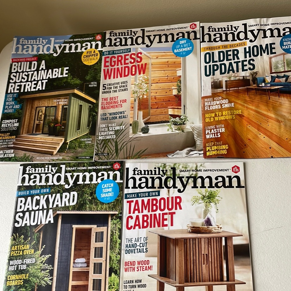 Family Handymen magazine bundle 5